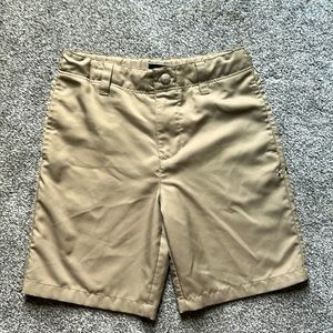 Under Armour tan button up shorts